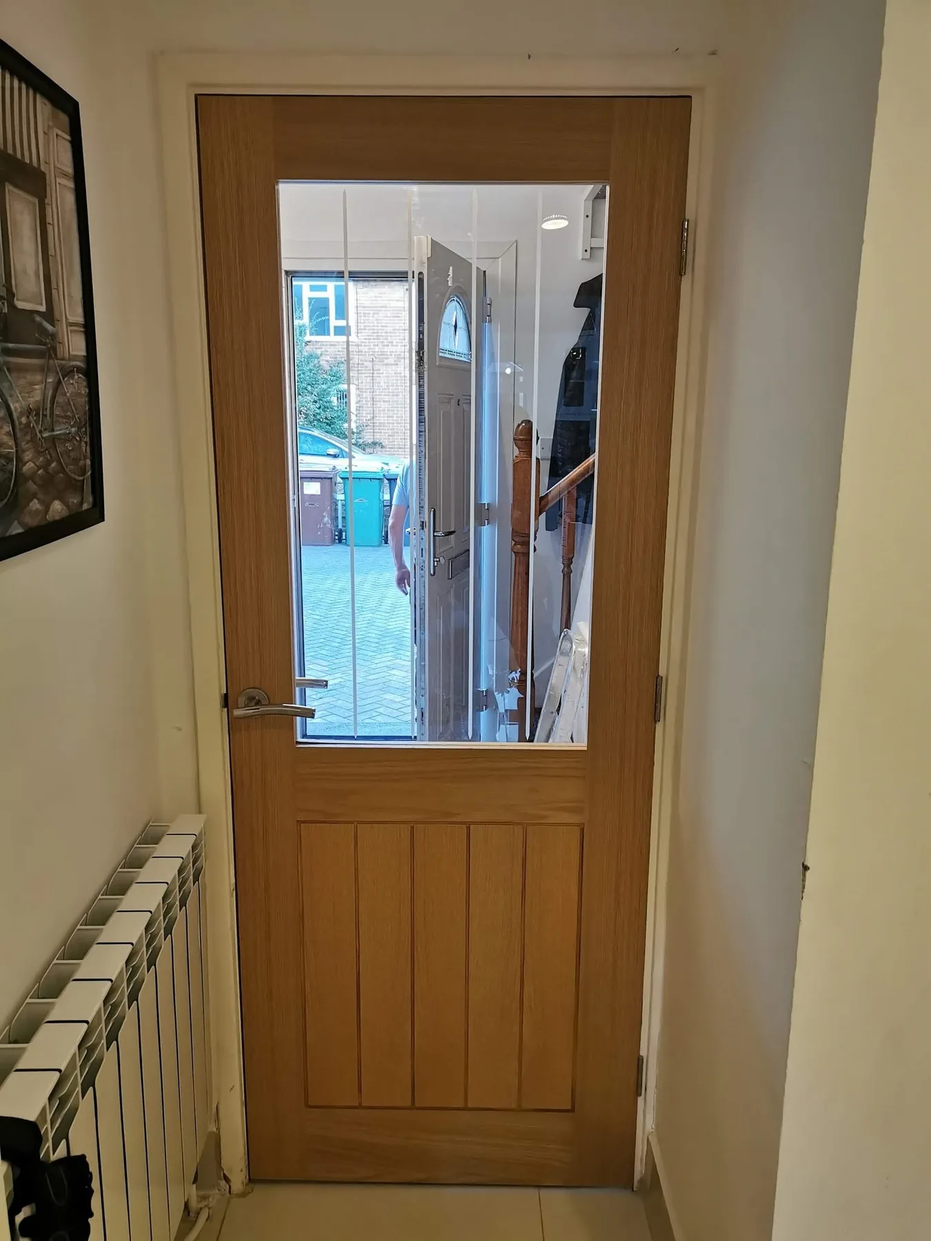 Oak internal doors fitted by PL Carpentry