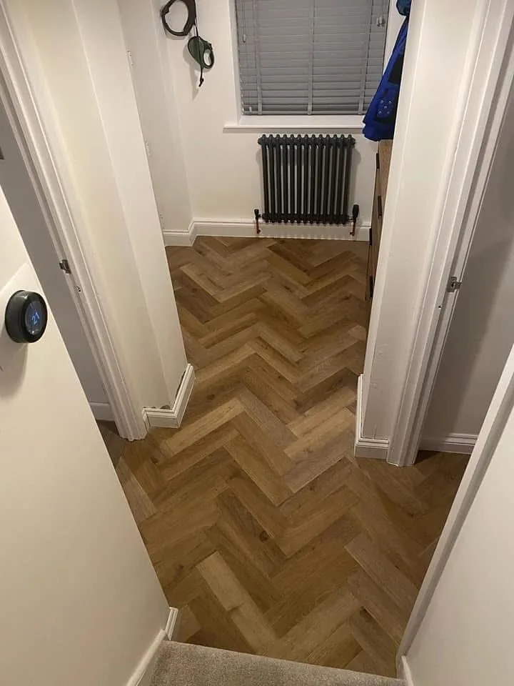 Hallway flooring renovation